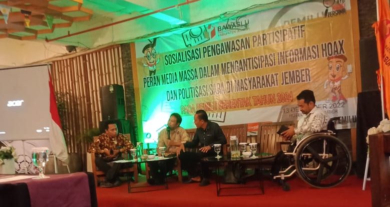 Gandeng Media Massa Bawaslu Gelar Sosialisasi Tangkal Isu Hoax Dan