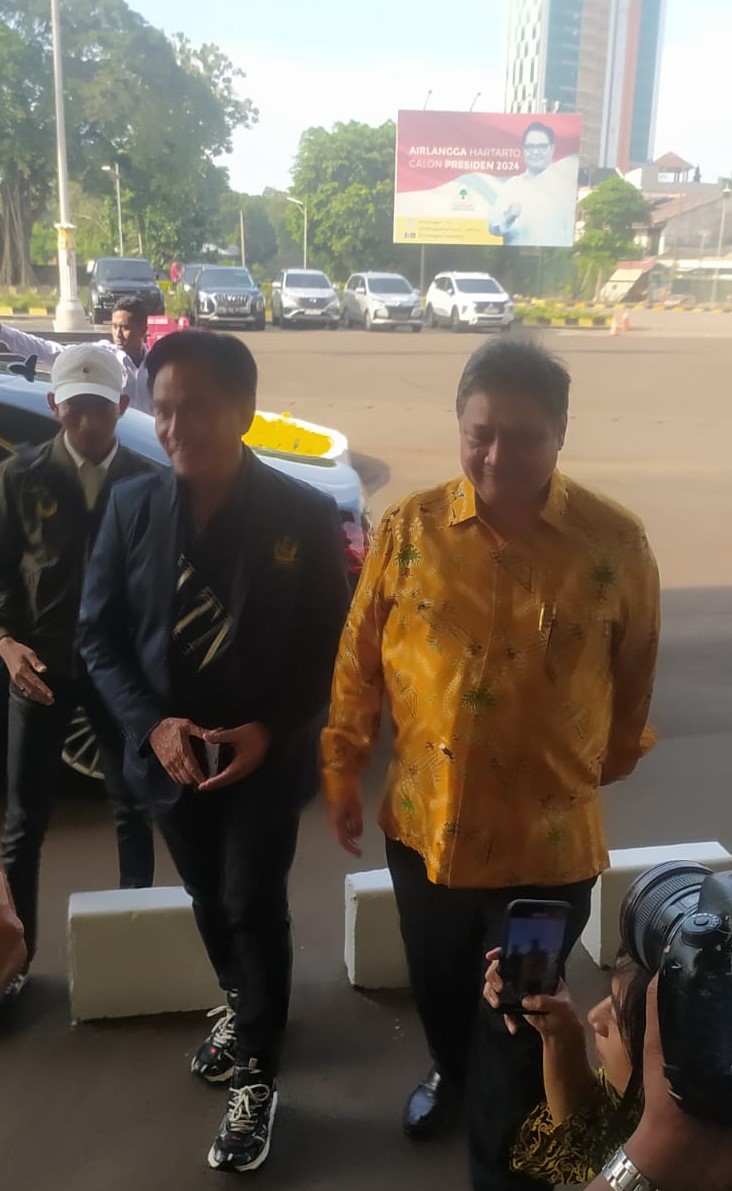 foto: Ketum PBB safari Politik ke DPP Golkar