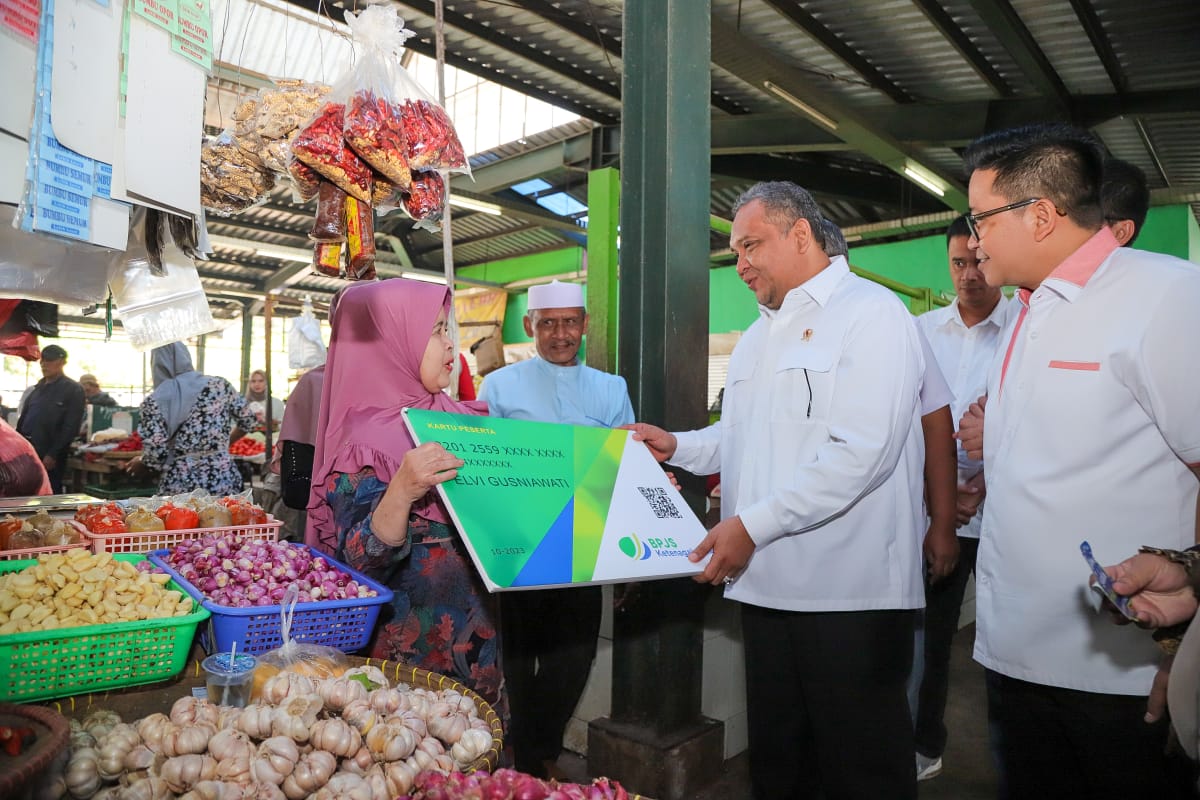 foto: Wamenaker RI sosialisasi jamsostek