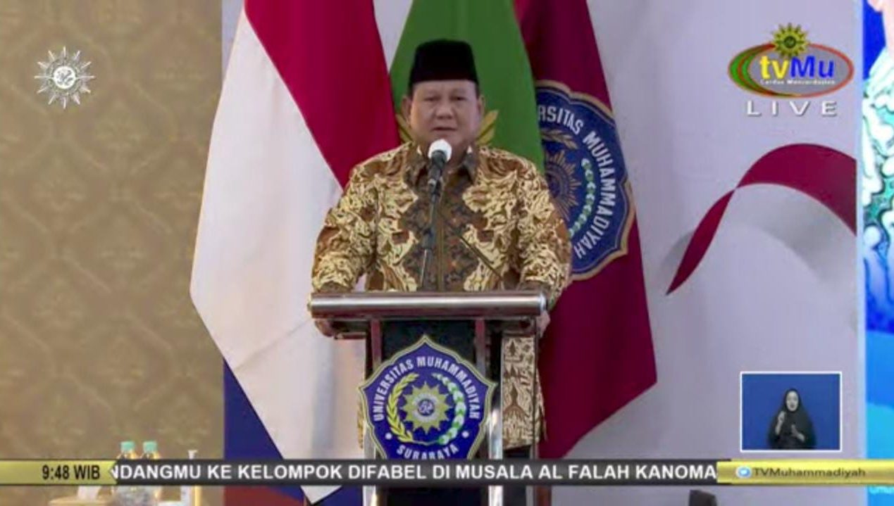 Gibran Absen Dialog Terbuka Muhammadiyah Di Surabaya, Ini Kata Prabowo ...