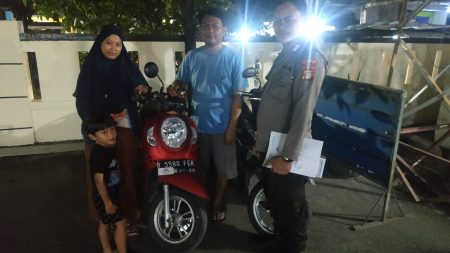 foto: Polsek Babelan giat penitipan motor jelang Idul Fitri