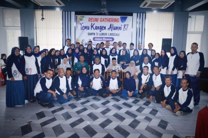 foto: Reuni Gathering alumni SMPN 3 Lubuklinggau angkatan 1987