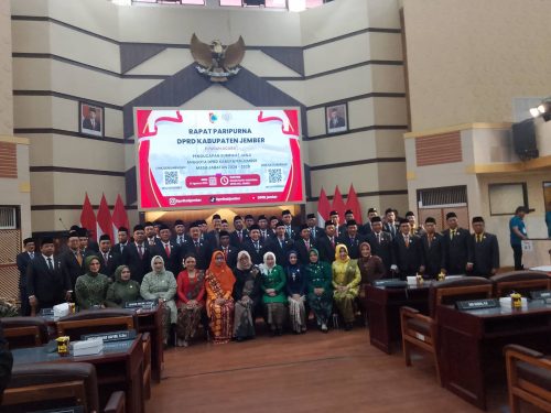 foto: 50 anggota DPRD Kabupaten Jember terpilih periode 2024-2029