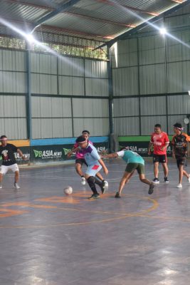 foto: Pertandingan futsal dalam rangka memeriahkan HUT RI