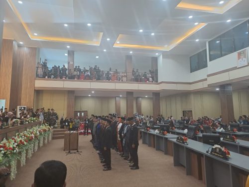 foto: Pengambilan sumpah & janji 25 Anggota DPRD Morowali 2024-2029