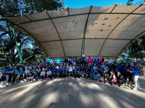 foto: Perempuan BERANI Menggelar Zumba di Taman GOR Palu