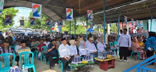 foto: Pasangan BERANI menggelar temu masyarakat di Desa Maku